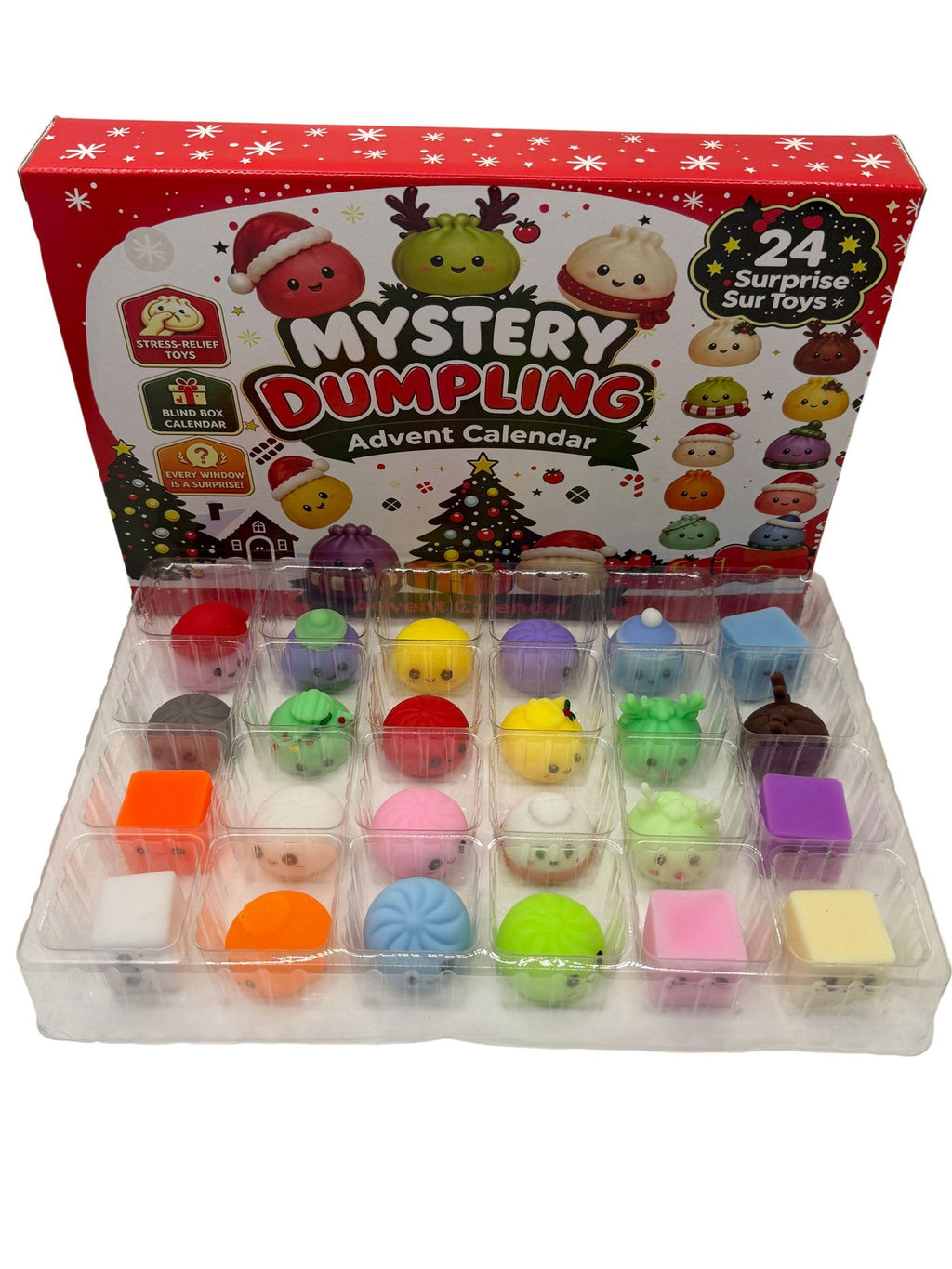 Christmas Squishy Blind Box- Cute Holiday Stress Relief Toy