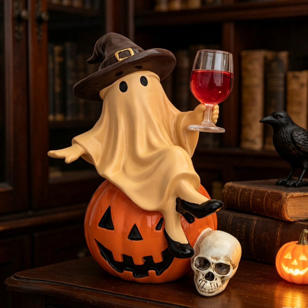Halloween Ghost Pumpkin Decoration
