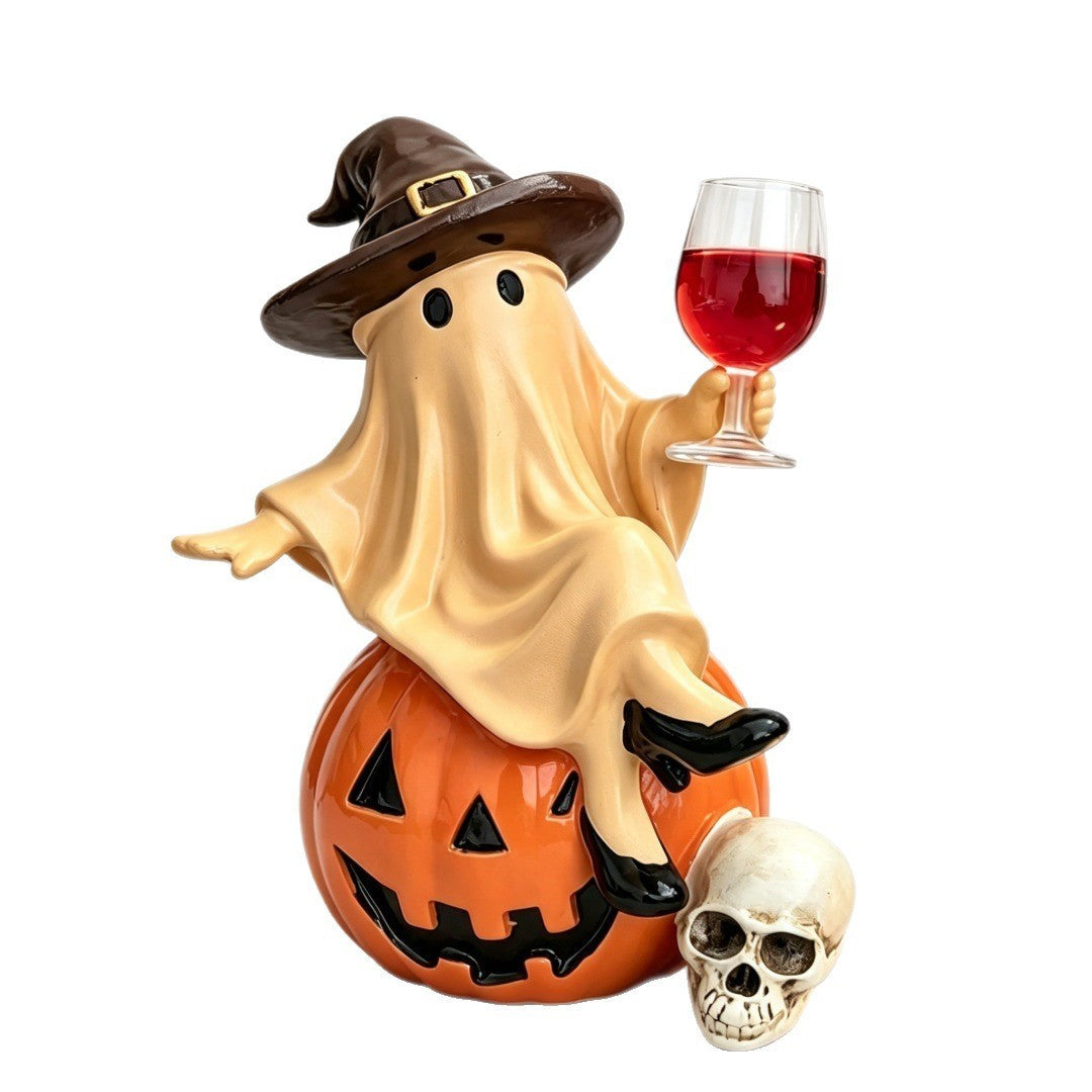 Halloween Ghost Pumpkin Decoration