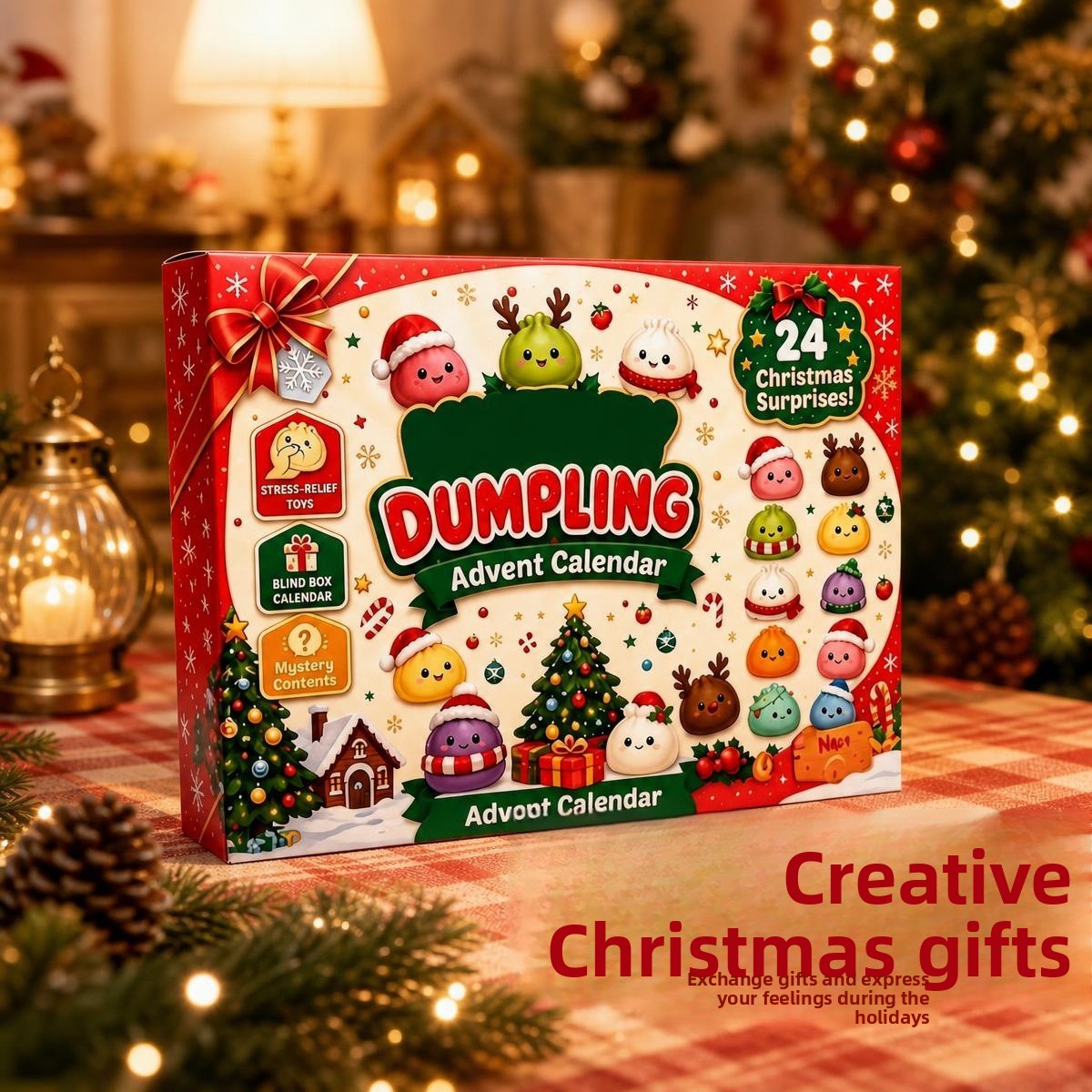 Christmas Squishy Blind Box- Cute Holiday Stress Relief Toy