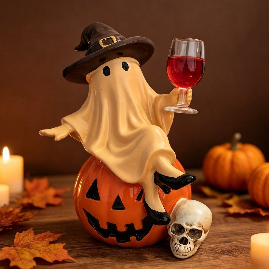 Halloween Ghost Pumpkin Decoration